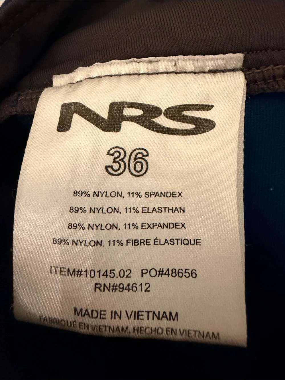 NRS Men’s Guide Shorts Blue Quick Dry Stretch Paddling Size 36